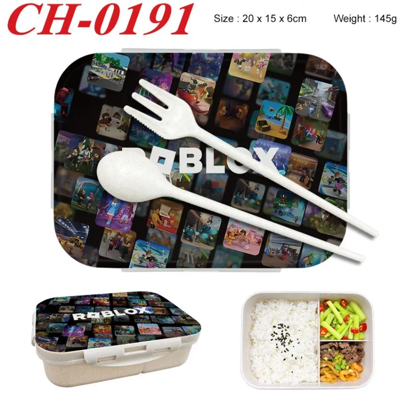 Party Games Box - กล่องอาหารกลางวัน Robloxs Bento ลายตัวละครเกม กล่องเก็บอาหาร ของขวัญวันเกิด