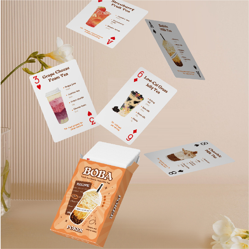 Book Party Games - แคมป์ปิ้ง ชาไข่มุกยอดนิยม โป๊กเกอร์ ชาไข่มุก บอบอ อุปกรณ์เกม