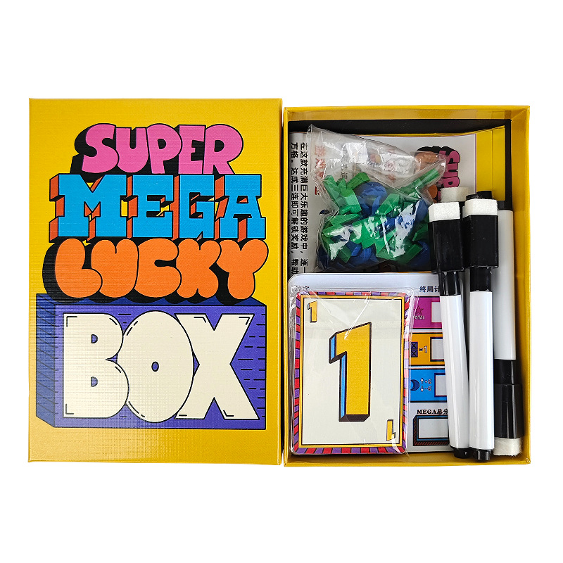 ซุปเปอร์เมก้าลัคกี้บ็อกซ์เกมกร - Party Games Box บทวิจารณ์และราคา