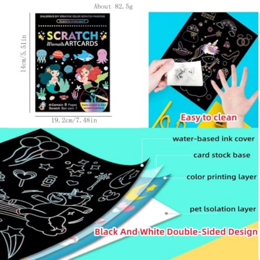 ชุดกระดาษขูดลายวิเศษ 3 เล่ม พร - Book Party Games บทวิจารณ์และราคา