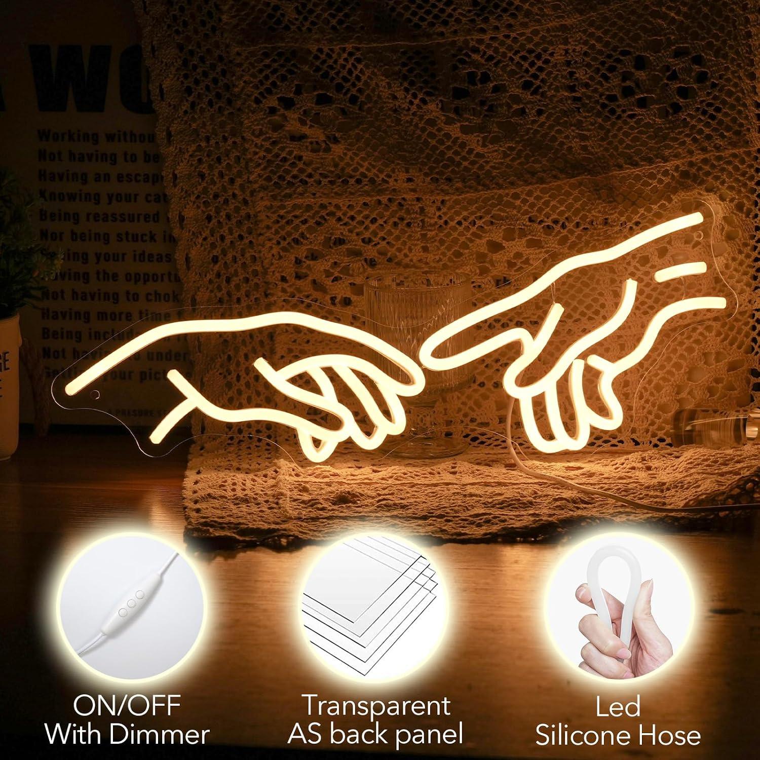 ป้ายไฟนีออนรูปมือพระเจ้า ไฟ LE - Party Games Shop บทวิจารณ์และราคา