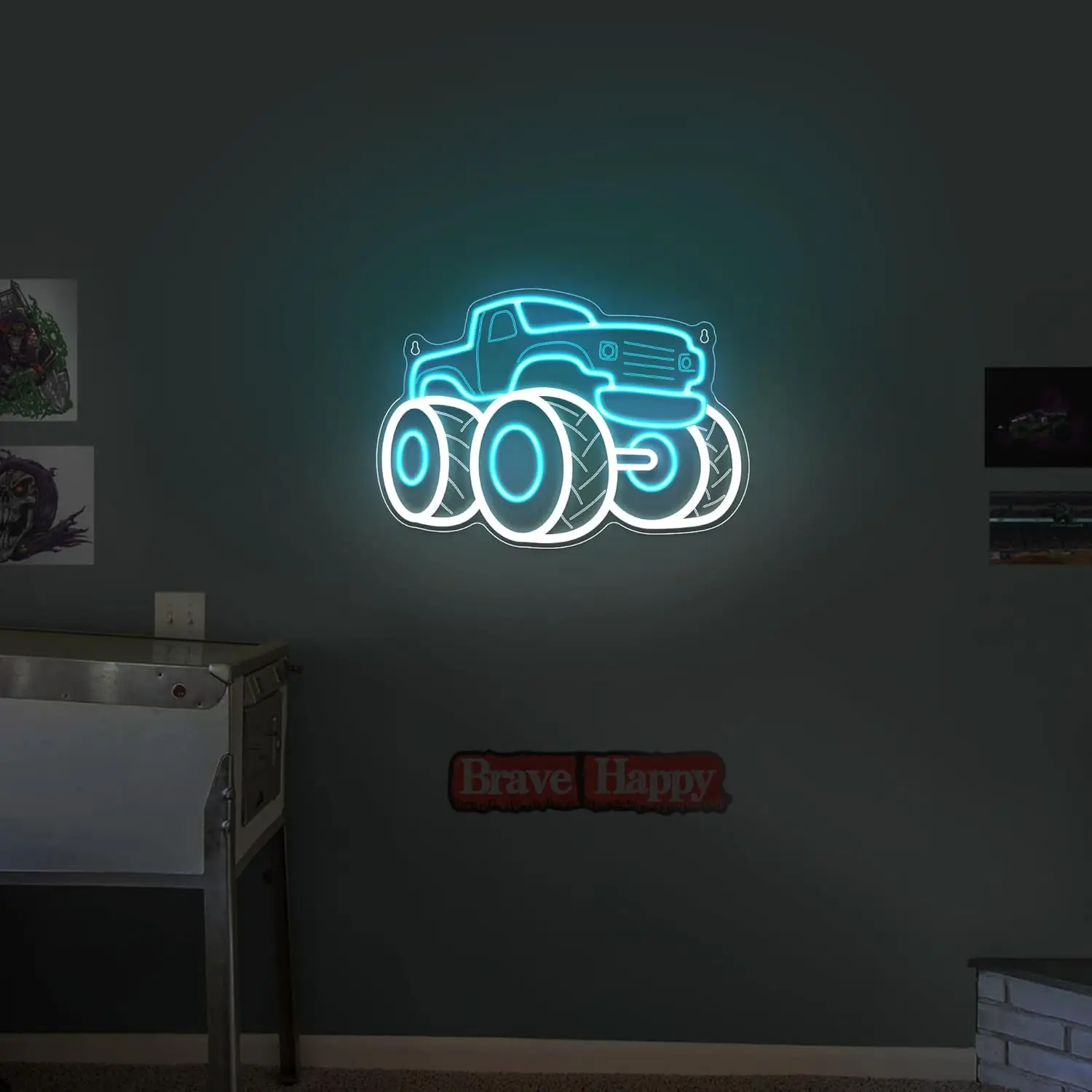 ป้ายไฟนีออนรถบรรทุก ไฟ LED ปรั - Party Games Shop บทวิจารณ์และราคา