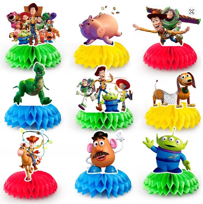 ของตกแต่งโต๊ะธีมทอยสตอรี่ 5 ลา - Party Games Gifts บทวิจารณ์และราคา