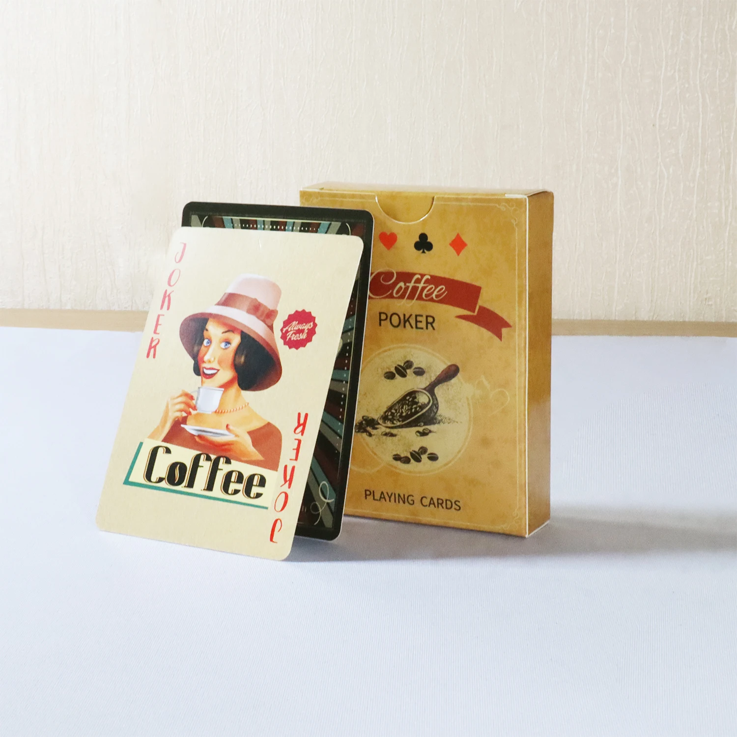 กาแฟกระดาษเล่นไพ่สไตล์วินเทจ 5 - Book Party Games บทวิจารณ์และราคา