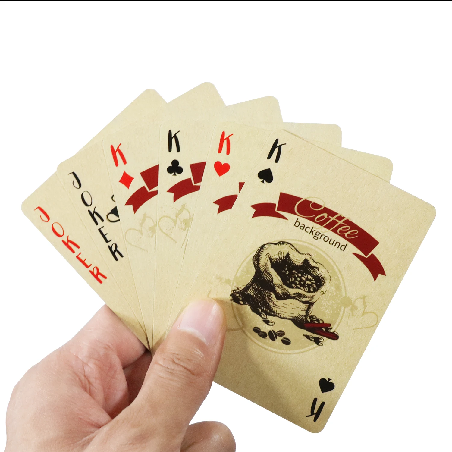 กาแฟกระดาษเล่นไพ่สไตล์วินเทจ 5 - Book Party Games บทวิจารณ์และราคา