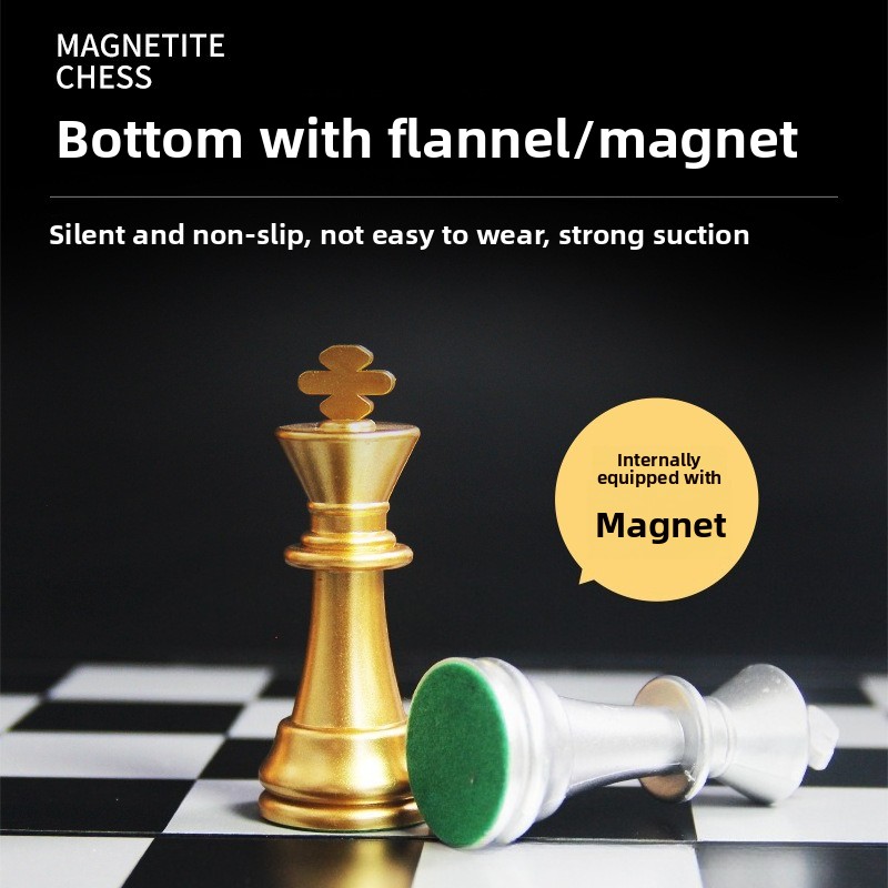 ชุดหมากรุกแม่เหล็กสีทองเงิน กร - Book Party Games บทวิจารณ์และราคา