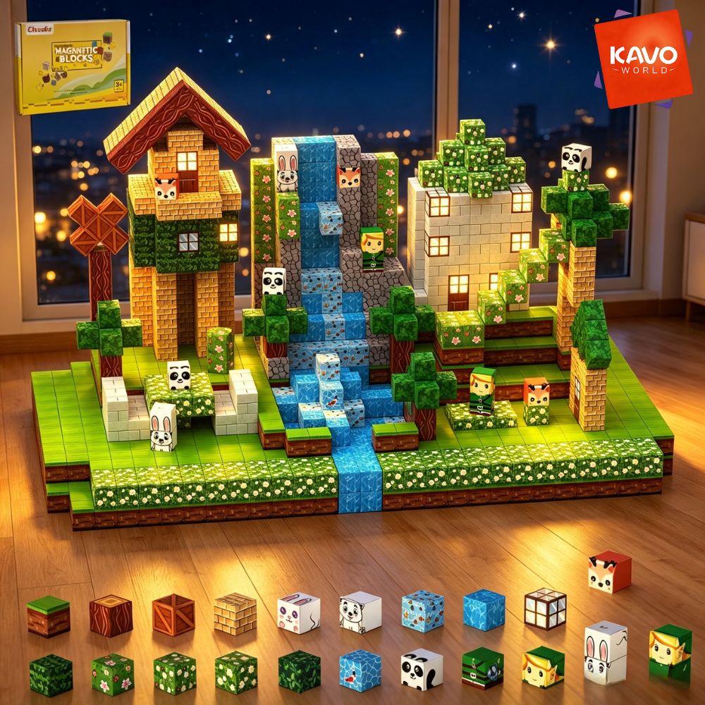 KAVOWORLD ชุดบล็อกแม่เหล็กสร้า - Party Games Indoor For 6 12 Year Olds บทวิจารณ์และราคา